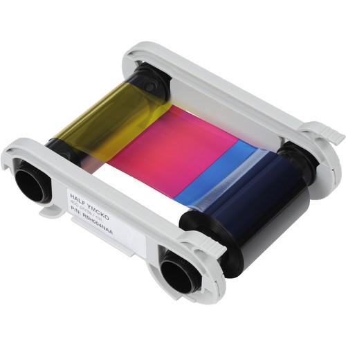 Evolis Half-Panel 1 2 YMCKO Color Ribbon