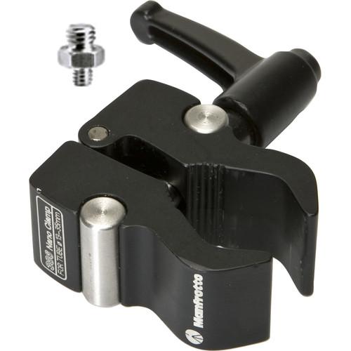 Manfrotto Nano Clamp with 3 8"-16 to 1 4"-20 Screw Adapter