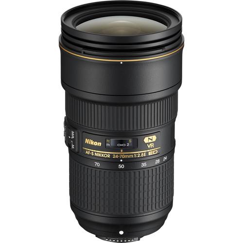 Nikon AF-S NIKKOR 24-70mm f 2.8E ED VR Lens