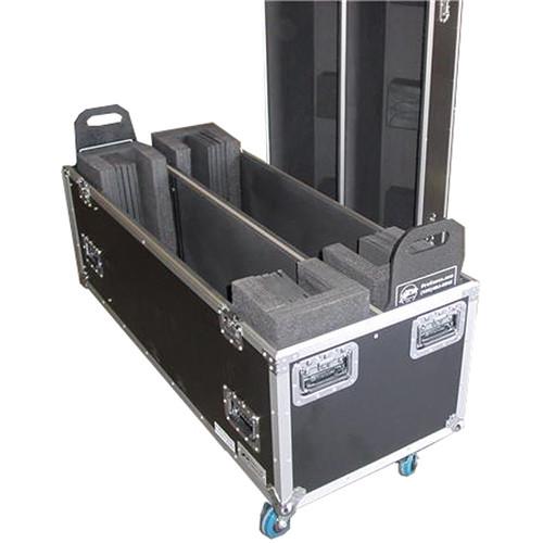 Pro Cases Dual Universal TV Case with Casters for 60 to 63" Displays