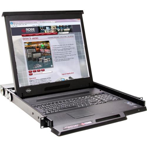 Rose Electronics RackView KVM Rack Drawer with 17" LCD Monitor