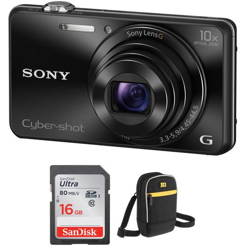 Sony Cyber-shot DSC-WX220 Digital Camera with Free Accessory Kit
