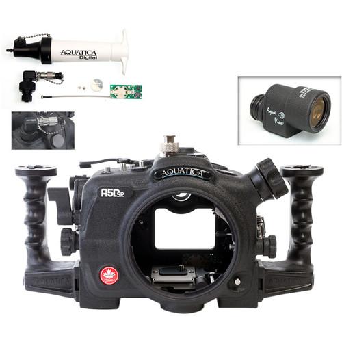 Aquatica A5DSR Pro Underwater Housing for Canon 5Ds, 5Dsr, or 5D Mk III with Aqua VF and Vacuum Check System