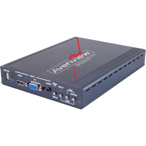 Avenview HDBaseT HDMI VGA Scaler over Cat 5e 6 7 Transmitter
