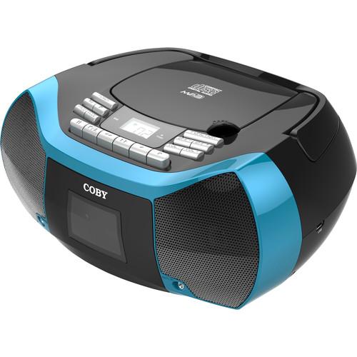 Coby MPCD-102 CD-R Cassette Radio Player and Recorder with MP3 and USB