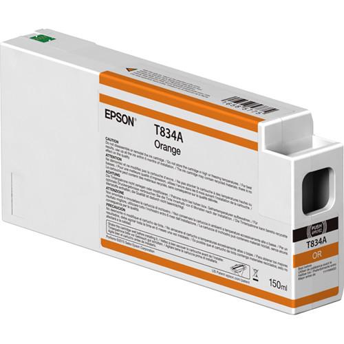 Epson T834A00 UltraChrome HDX Orange Ink Cartridge