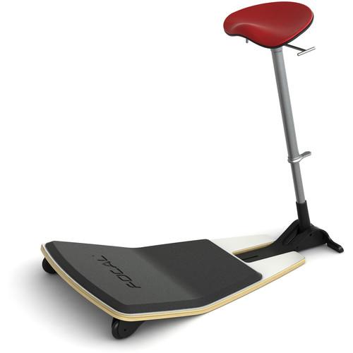 Focal Upright Furniture Locus Leaning Seat with Anti-Fatigue Mat