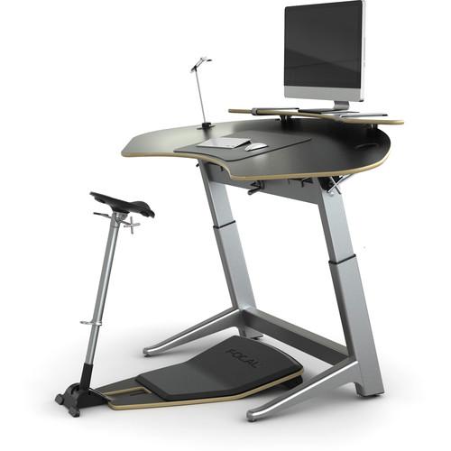 Focal Upright Furniture Sphere Bundle with Desk & Shelf and Locus Seat