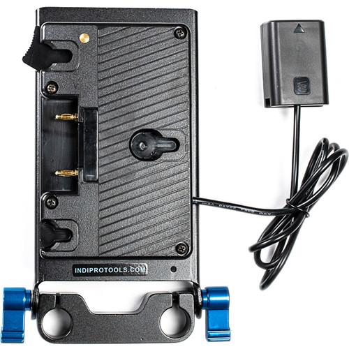 IndiPRO Tools Gold Mount Plate with NP-FW50 Dummy Battery