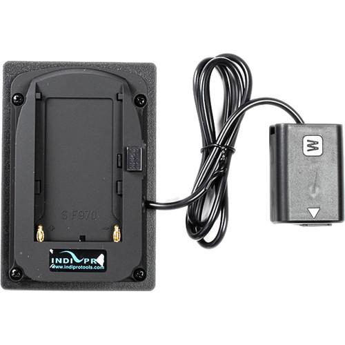 IndiPRO Tools Sony L-Series Battery Adapter Plate to Sony NP-FW50 Dummy Battery