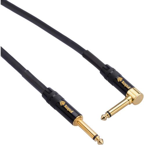 Kopul Studio Elite 4000 Series 1 4" Male Right-Angle to 1 4" Male Studio Instrument Cable