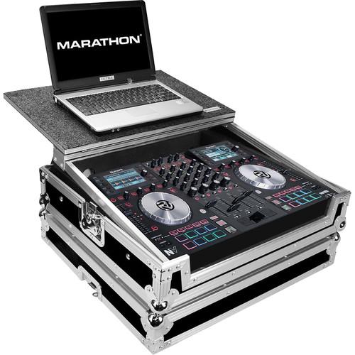 Marathon Flight Road Case with Laptop Shelf for One Numark NV Serato DJ Music Controller