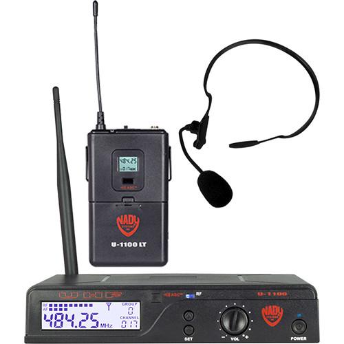Nady U-1100 HM-3 UHF Omnidirectional Condenser Wireless System with 1 x HM-3 Headworn Microphone