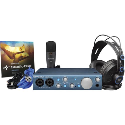 PreSonus AudioBox iTwo Studio - Complete Mobile Hardware Software Recording Kit