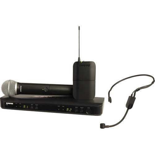Shure BLX1288 P31 Dual-Channel Headset & Handheld Combo Wireless Mic System