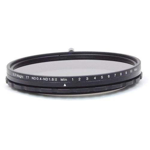 SLR Magic 77mm Self-Locking Variable Neutral Density 0.4 to 1.8 Filter