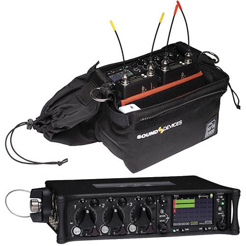 Sound Devices 633 6-Input Field Production Mixer Recorder with Case Kit