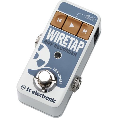TC Electronic WireTap Riff Recorder Pedal with Bluetooth Connectivity and App