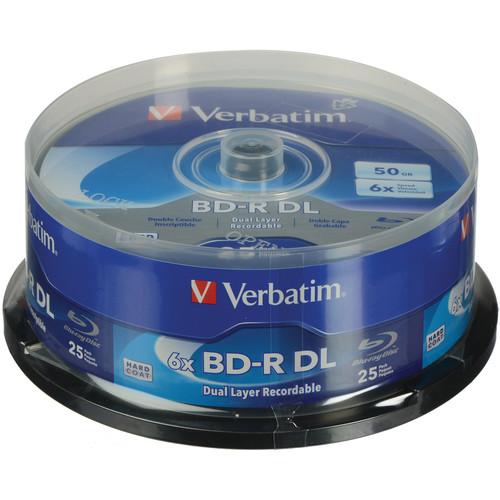 Verbatim BD-R Blu-ray DL 50GB 6x with Branded Surface Disc