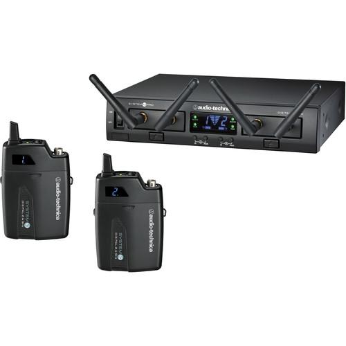 Audio-Technica ATW-1311 System 10 PRO Rack-Mount Digital Dual UniPak Transmitter System