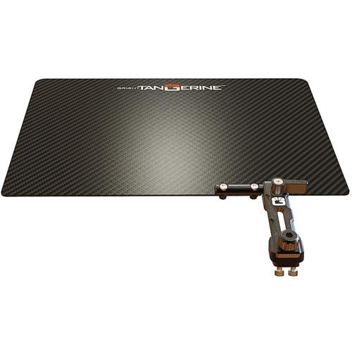 Bright Tangerine Carbon Fiber Top Flag for Misfit Atom Matte Box