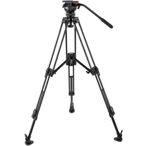 Camgear DV6P-CFMLS75 75mm Tripod System with Mid-Level Spreader