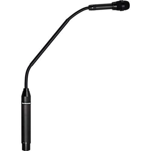 Earthworks FMR500HD High Definition 18.7" Podium Gooseneck Mic with Flex at Both Ends