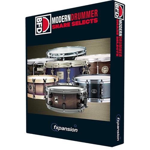 FXpansion BFD Modern Drummer Snare Selects - Expansion Pack for BFD3, BFD Eco, BFD2