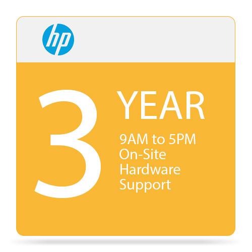 HP 3-Year On-Site Hardware Support with 4-Hour Response Time for Select Workstations