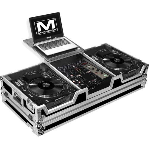 Marathon Case for 2 Large Format CD Players and 10" Mixer