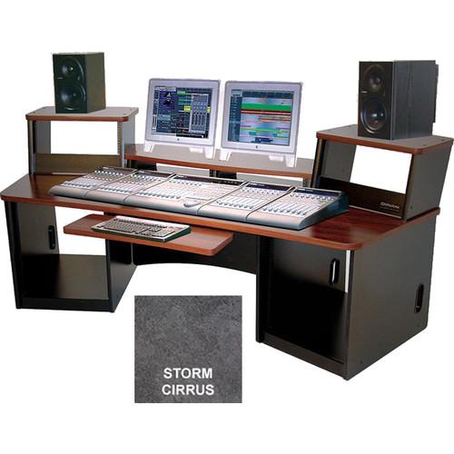 Omnirax Force 36 Multi-Purpose Workstation with Split Monitor Bridge