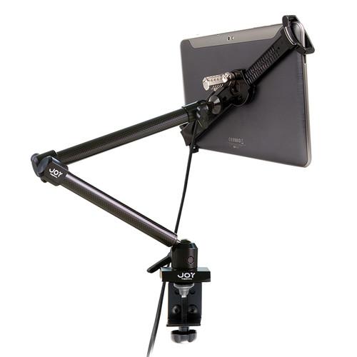 The Joy Factory LockDown Universal Clamp Carbon Fiber Mount with Combination Lock for 7-10.1" Tablets