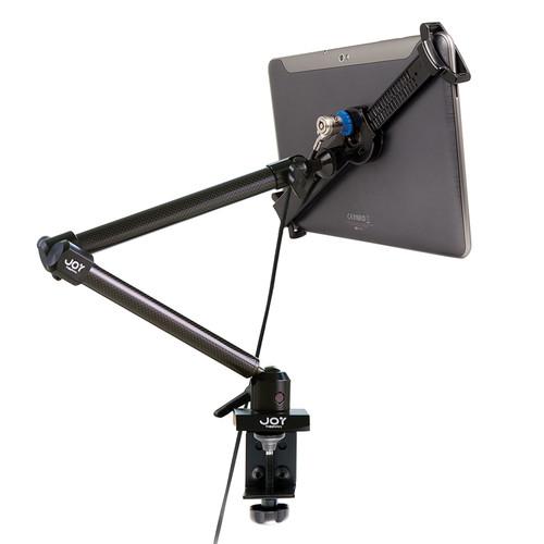 The Joy Factory LockDown Universal Clamp Carbon Fiber Mount with Key Lock for 7-10.1" Tablets