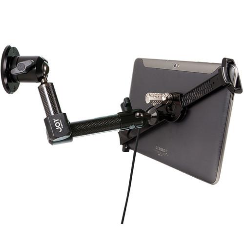 The Joy Factory LockDown Universal Wall Cabinet Carbon Fiber Mount with Combination Lock for 7.0-10.1" Tablets