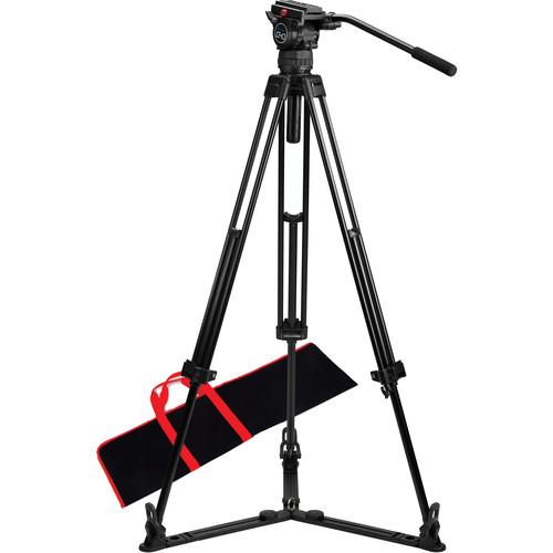 Acebil CS-08G Professional Tripod System with Ground-Level Spreader