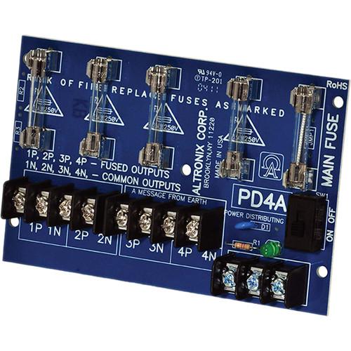 ALTRONIX Power Distribution Module AC DC Input to 4 Fused Outputs