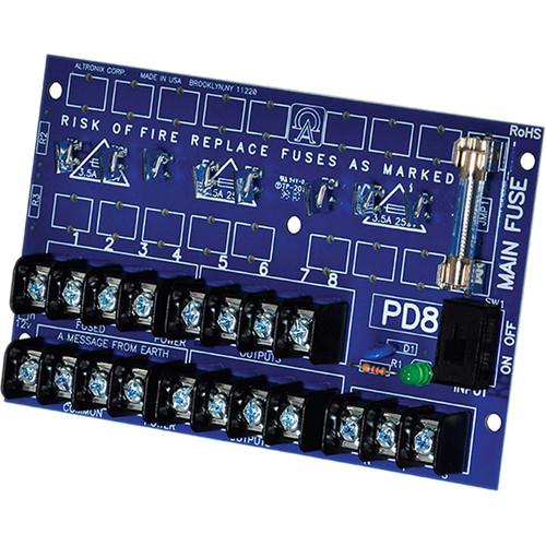ALTRONIX Power Distribution Module AC DC Input to 8 PTC Outputs