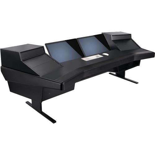 Argosy Dual 15L Workstation Desk with DR825 10 Front RU & 5 Rear RU