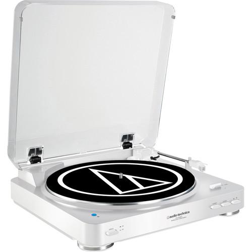 Audio-Technica Consumer AT-LP60WH-BT Turntable with Bluetooth