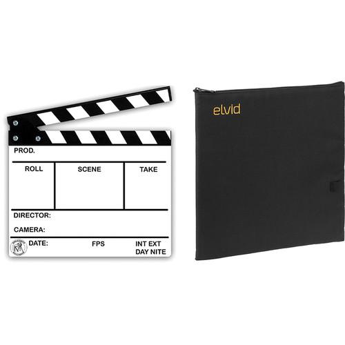 Birns & Sawyer 7 x 11" Engraved Acrylic Dry Erase Production Slate with Soft Case Kit