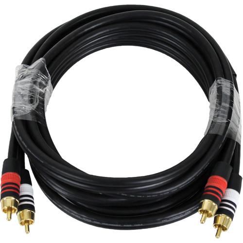 FSR CS-RAMM-10 Gold Plated RCA M-M Stereo Audio Cable