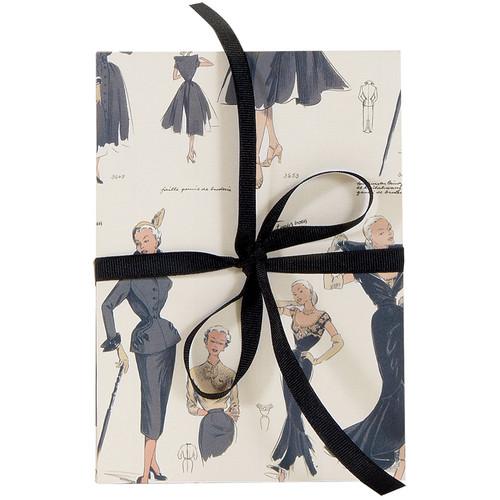 Lineco Accordion Album Kit with Black Pages and Women