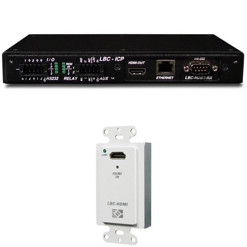 Link Bridge HDBaseT HDMI Wall Plate Transmitter & 5Play ICP Receiver Kit with PoH