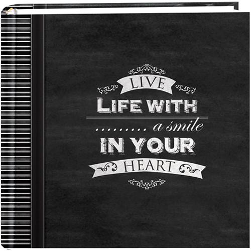 Pioneer Photo Albums Chalkboard Printed Memo Bi-Directional Album