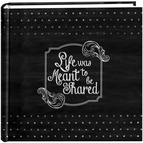 Pioneer Photo Albums Chalkboard Printed Memo Bi-Directional Album