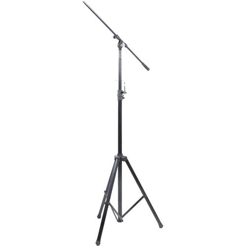 Pyle Pro PMKS56 Heavy-Duty Tripod Mic Stand with Adjustable Height and Extendable Boom