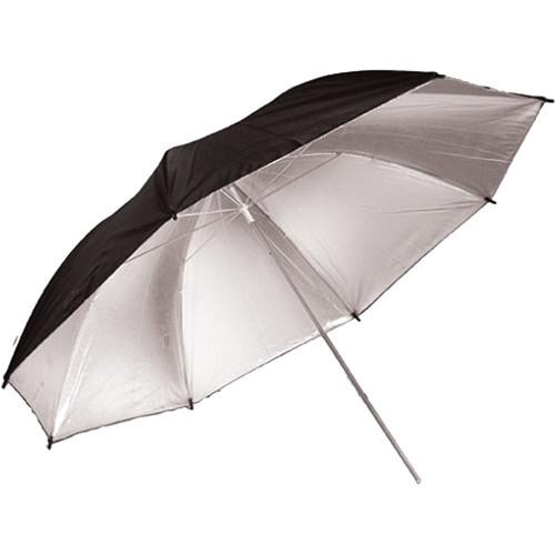 Savage 36" Silver Black Umbrella
