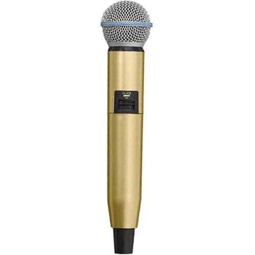 Shure WA723-GLD Color Handle for GLX-D SM58 BETA58A Microphone