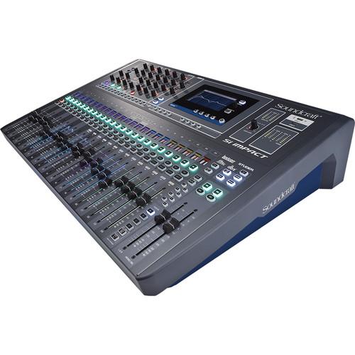 Soundcraft Si Impact 40-Input Digital Mixing Console and 32-In 32-Out USB Interface with iPad Control