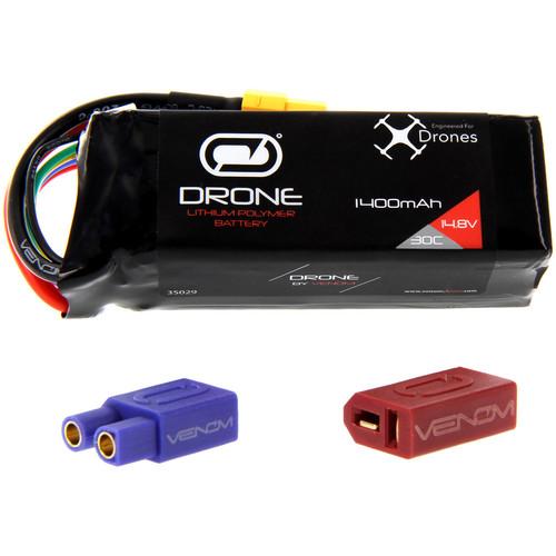 Venom Group 30C 4S 1400mAh 14.8V LiPo Drone Battery with Uni 2.0 Plug